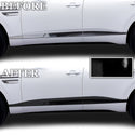 Genesis GV80 SUV Blackout Chrome Delete Kit – Precut Gloss Black Vinyl Overlays Film
