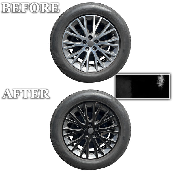 Genesis GV80 SUV Blackout Chrome Delete Kit – Precut Gloss Black Vinyl Overlays Film