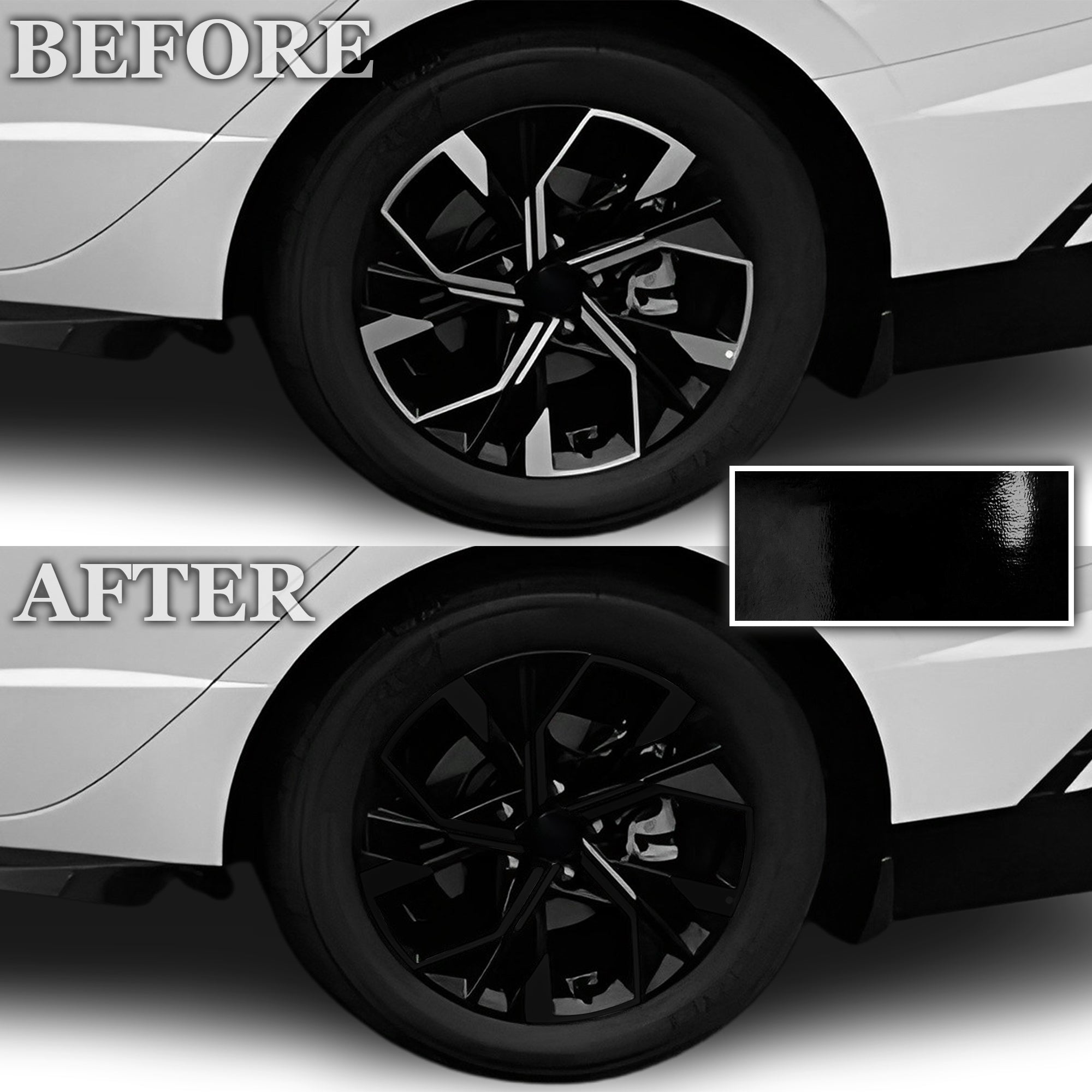 Fits Hyundai Sonata 2024 - 2025 Vinyl Chrome Delete Grille Blackout Decal Stickers Overlay Film - Bogar Tech Designs
