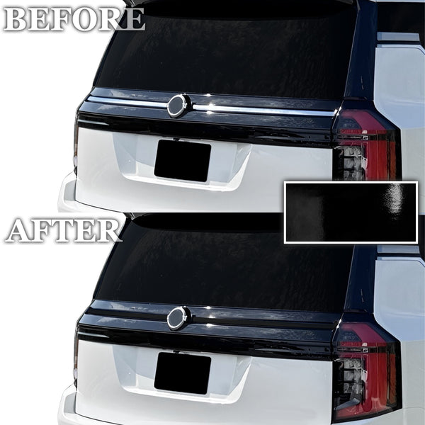 Nissan Armada 2025-2026 Blackout Chrome Delete Kit – Precut Gloss Black Vinyl Overlays Film