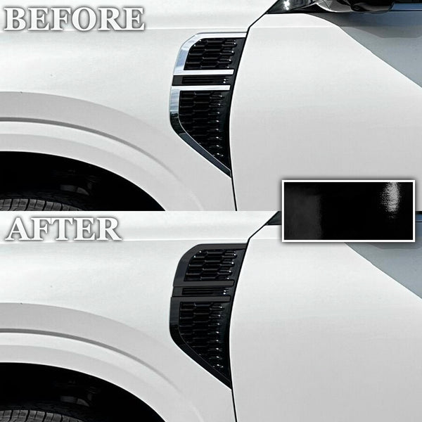 Nissan Armada 2025-2026 Blackout Chrome Delete Kit – Precut Gloss Black Vinyl Overlays Film