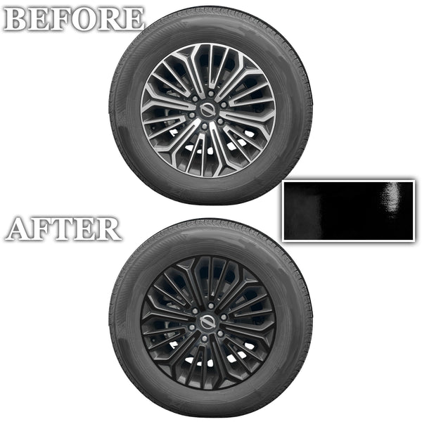 Nissan Armada 2025-2026 Blackout Chrome Delete Kit – Precut Gloss Black Vinyl Overlays Film