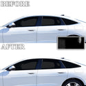 Audi A6 S6 e-tron 2025-2027 Blackout Chrome Delete Kit – Precut Gloss Black Vinyl Overlays Film