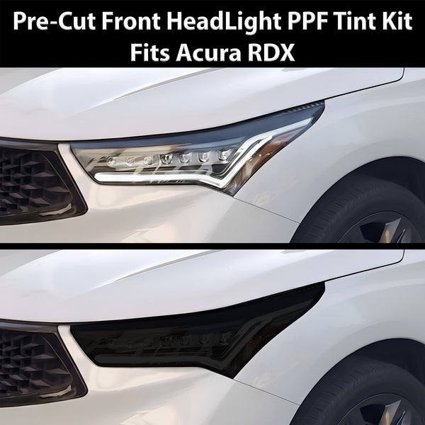 Acura RDX 2019–2026 Dark Smoke Headlight & Taillight Tint Kit – Precut Vinyl Lens Overlays