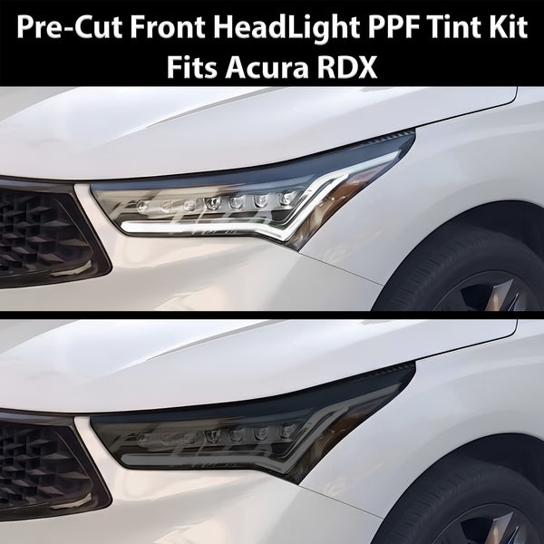 Acura RDX 2019–2026 Dark Smoke Headlight & Taillight Tint Kit – Precut Vinyl Lens Overlays