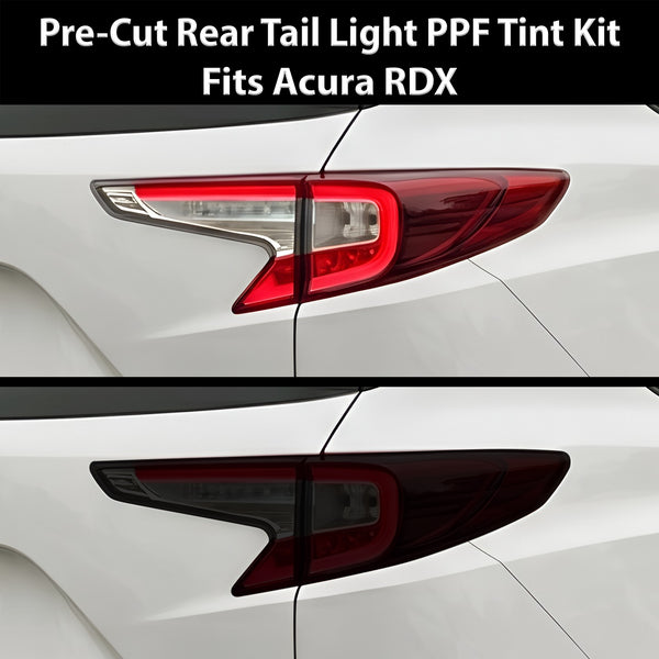 Acura RDX 2019–2026 Dark Smoke Headlight & Taillight Tint Kit – Precut Vinyl Lens Overlays