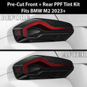 Fits BMW M2 2023+ Full Headlight Taillight Precut Smoked PPF Tint Kit Film Overlay