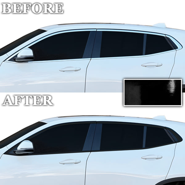 Fits BMW X2 2018-2023 Vinyl Chrome Delete Grille Blackout Decal Stickers Overlay Film