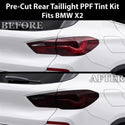 Fits BMW X2 2018-2023 Full Headlight Taillight Precut Smoked PPF Tint Kit Film Overlay