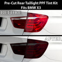 Fits BMW X3 2015-2017 Full Headlight Taillight Precut Smoked PPF Tint Kit Film Overlay