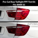 Fits BMW X3 2015-2017 Full Headlight Taillight Precut Smoked PPF Tint Kit Film Overlay