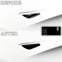 Fits BMW X3 2015-2017 Vinyl Chrome Delete Grille Blackout Decal Stickers Overlay Film