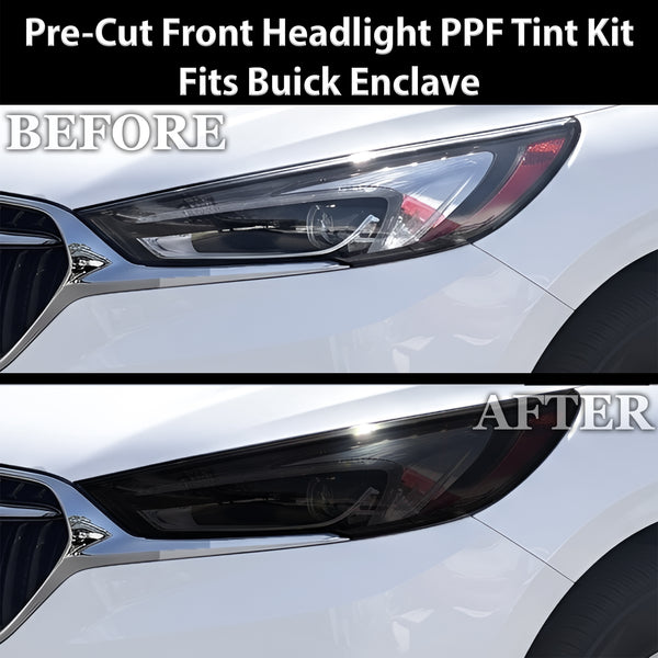 Fits Buick Enclave 2018-2021 Full Headlight Taillight Precut Smoked PPF Tint Kit Film Overlay