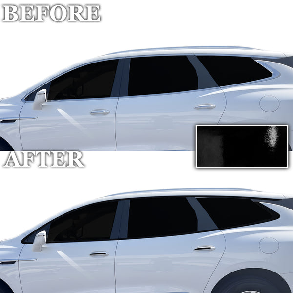 Fits Buick Enclave 2018-2021 Vinyl Chrome Delete Grille Blackout Decal Stickers Overlay Film