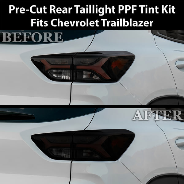 Chevrolet Trailblazer 2021–2023 Dark Smoke Headlight & Taillight Tint Kit – Precut Vinyl Lens Overlays