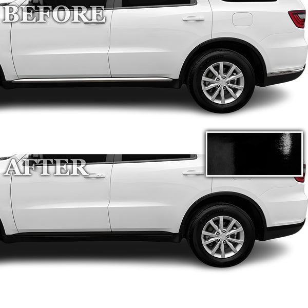 Fits Dodge Durango 2021+ Vinyl Chrome Delete Grille Blackout Decal Stickers Overlay Film