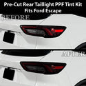 Ford Escape 2023-2026 Dark Smoke Headlight & Taillight Tint Kit – Precut Vinyl Lens Overlays Film