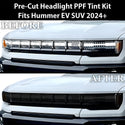 Fits Hummer EV 2023+ Full Headlight Taillight Precut Smoked PPF Tint Kit Film Overlay