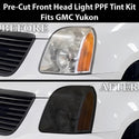 Fits GMC Yukon 2007-2014 Full Headlight Taillight Precut Smoked PPF Tint Kit Film Overlay