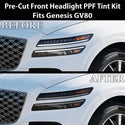 Genesis GV80 SUV 2021-2026 Dark Smoke Headlight & Taillight Tint Kit – Precut Vinyl Lens Overlays Film