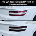Genesis GV80 SUV 2021-2026 Dark Smoke Headlight & Taillight Tint Kit – Precut Vinyl Lens Overlays Film