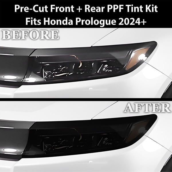 Fits Honda Prologue 2024+ Full Headlight Taillight Precut Smoked PPF Tint Kit Film Overlay