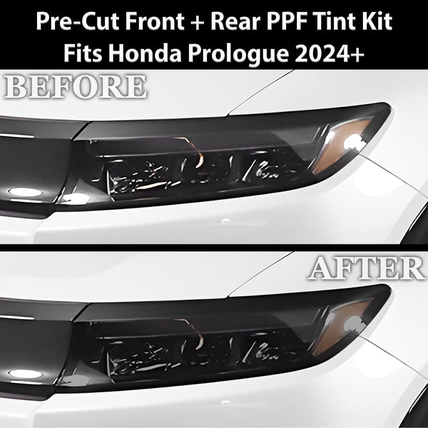 Fits Honda Prologue 2024+ Full Headlight Taillight Precut Smoked PPF Tint Kit Film Overlay