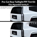 Hyundai Ioniq 9 2026+ Dark Smoke Headlight & Taillight Tint Kit – Precut Vinyl Lens Overlays Film