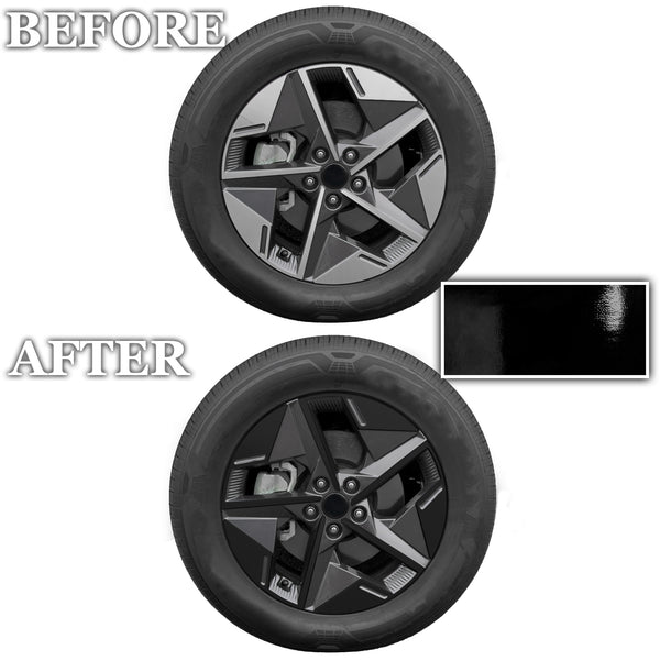 Hyundai Tucson 2022-2026 Window Trim Blackout Chrome Delete Kit – Precut Gloss Black Vinyl Overlays