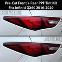 Fits Infiniti QX60 2016-2020 Full Headlight Taillight Precut Smoked PPF Tint Kit Film Overlay