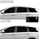 Fits Infiniti QX60 2016-2020 Vinyl Chrome Delete Grille Blackout Decal Stickers Overlay Film