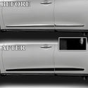 Fits Infiniti QX60 2016-2020 Vinyl Chrome Delete Grille Blackout Decal Stickers Overlay Film