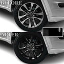 Fits Jeep Grand Cherokee 2014-2021 Vinyl Chrome Delete Grille Blackout Decal Stickers Overlay Film