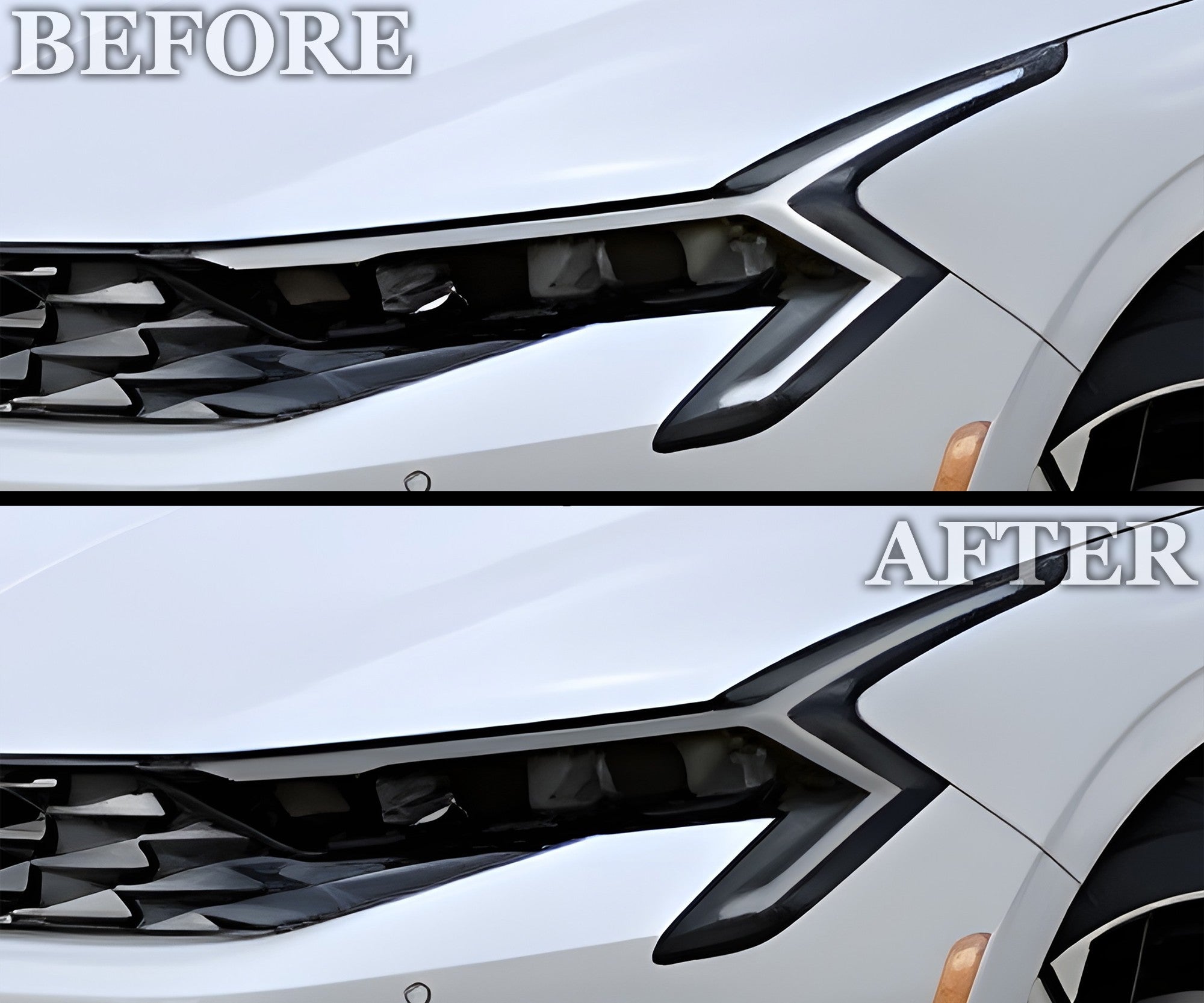 Fits KIA K5 2025 - 2026 Full Headlight Taillight Precut Smoked PPF Tint Kit Film Overlay - Bogar Tech Designs