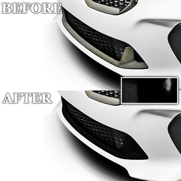 Fits KIA Stringer 2018-2023 Vinyl Chrome Delete Grille Blackout Decal Stickers Overlay Film