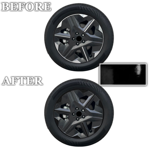 Kia EV6 2025-2026 Blackout Chrome Delete Kit – Precut Gloss Black Vinyl Overlays