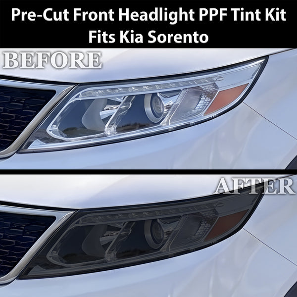 Fits Kia Sorento 2014-2015 Full Headlight Taillight Precut Smoked PPF Tint Kit Film Overlay