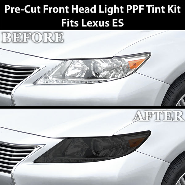 Fits Lexus ES 2013-2015 Full Headlight Taillight Precut Smoked PPF Tint Kit Film Overlay