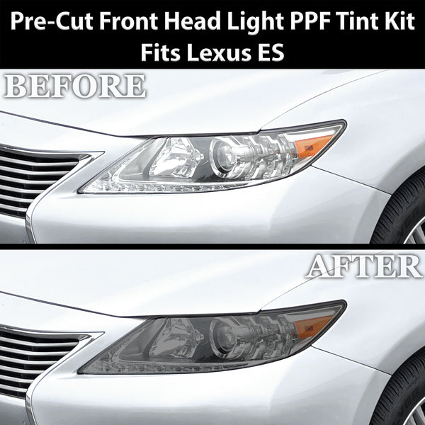 Fits Lexus ES 2013-2015 Full Headlight Taillight Precut Smoked PPF Tint Kit Film Overlay