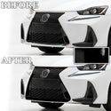 Fits Lexus IS 2017-2020 Vinyl Chrome Delete Grille Blackout Decal Stickers Overlay Film