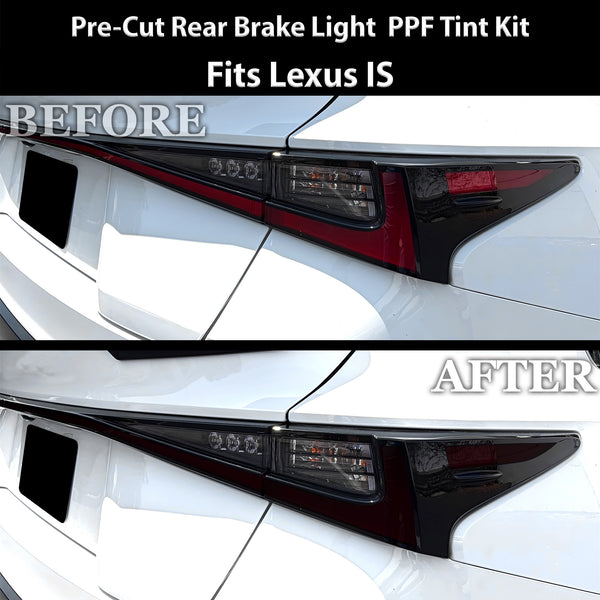 Lexus IS 2021-2025 Dark Smoke Headlight & Taillight Tint Kit – Precut Vinyl Lens Overlays