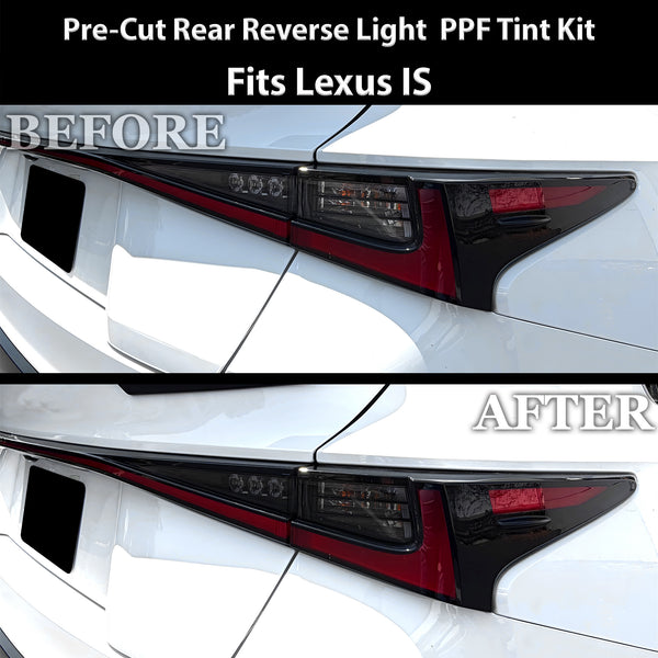 Lexus IS 2021-2025 Dark Smoke Headlight & Taillight Tint Kit – Precut Vinyl Lens Overlays