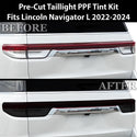 Fits Lincoln Navigator L 2022+ Full Headlight Taillight Precut Smoked PPF Tint Kit Film Overlay