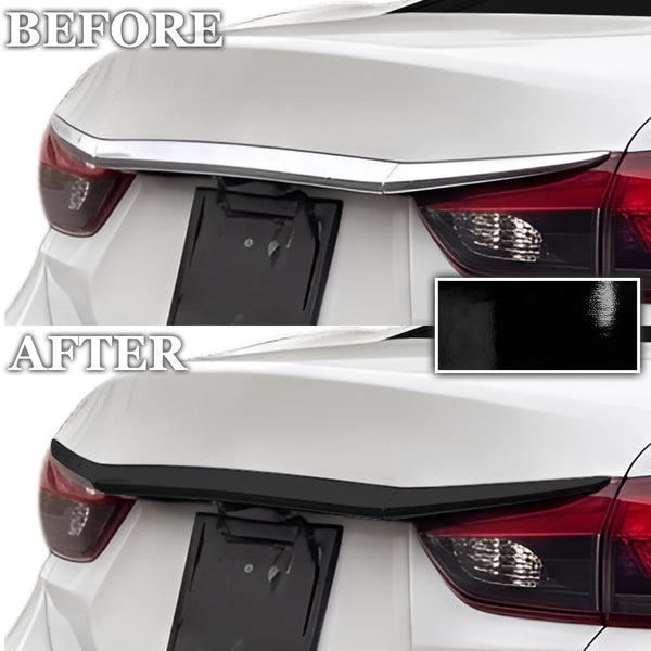 Fits Mazda Mazda6 2014-2017 Vinyl Chrome Delete Grille Blackout Decal Stickers Overlay Film