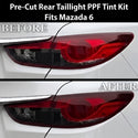 Fits Mazda Mazda6 2014-2017 Full Headlight Taillight Precut Smoked PPF Tint Kit Film Overlay