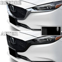 Fits Mazda Mazda6 2014-2017 Vinyl Chrome Delete Grille Blackout Decal Stickers Overlay Film