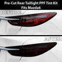 Fits Mazda Mazda6 2018-2021 Full Headlight Taillight Precut Smoked PPF Tint Kit Film Overlay