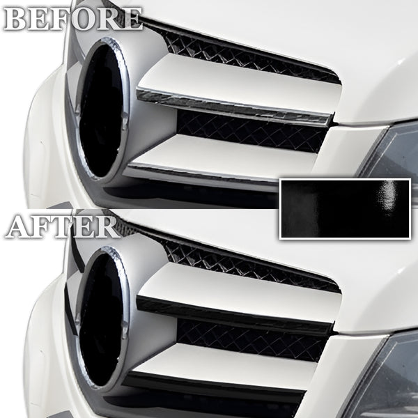 Fits Mercedes-Benz C250 2012-2015 Vinyl Chrome Delete Grille Blackout Decal Stickers Overlay Film