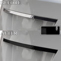 Fits Mercedes-Benz C250 2012-2015 Vinyl Chrome Delete Grille Blackout Decal Stickers Overlay Film