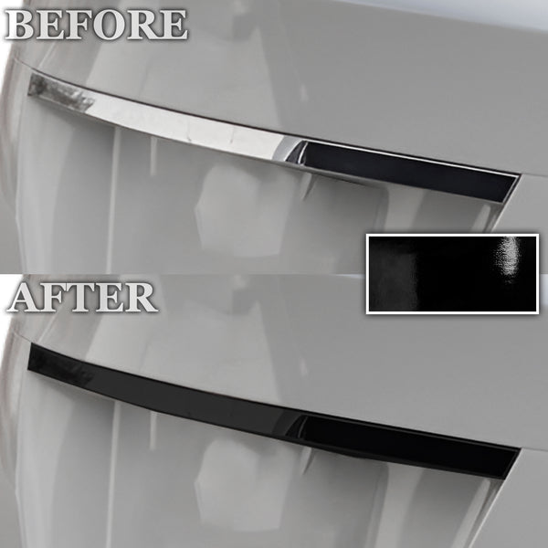 Fits Mercedes-Benz C250 2012-2015 Vinyl Chrome Delete Grille Blackout Decal Stickers Overlay Film